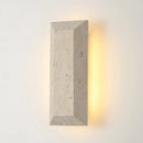 Axyaa Stone Sconce LED Light for Bedroom, Living Room, Hallway - Retro Yellow Sconce Lamp