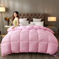 Axyaa 3D Down Quilt - Luxury Goose Down Comforter with Soft Cotton Fabric