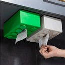 Axyaa Wall-mounted Creative Tissue Box With Spring - Home Office Bathroom