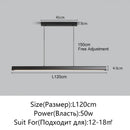Axyaa LED Pendant Chandelier for Home Decoration in Modern Minimalist Style