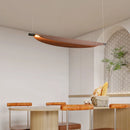 Axyaa Retro Iron Pendant Lamp with Leaf Wood Grain Design