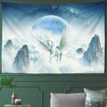 Axyaa Forest Unicorn Tapestry for Home Decoration and Wall Hanging