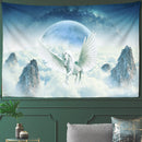 Axyaa Forest Unicorn Tapestry for Home Decoration and Wall Hanging