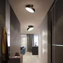 Axyaa Round Copper LED Ceiling Lights for Home Decor, Bedroom, Living Room