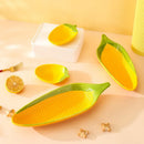 Axyaa Cartoon Corn Ceramic Salad Bowl Soup Plate Snack Fruit Kitchen Utensil