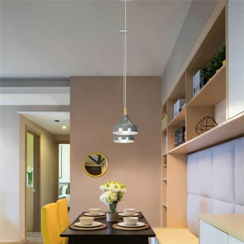 Axyaa Modern LED Pendant Light for Bedside, Bar, Restaurant, Coffee Store.