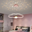 Axyaa Starry Sky Projection Pendant Light for Girls Bedrooms & Living Rooms