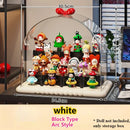 Axyaa Building Block Figures Display Stand Acrylic Showcase Cabinet Organize