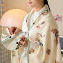Axyaa Milk Velvet Wearable Blanket: Soft & Warm Flannel Shawl for Adults & Kids
