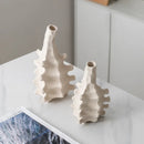 Axyaa Ceramic Geometry Vase - Modern Handcrafted Home Decor Accessory