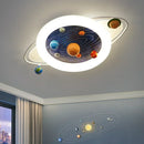 Axyaa Starry Sky LED Chandelier: Modern Bedroom Luxury Ceiling Lamp for Children's Eye Protection