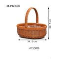 Axyaa Handwoven Bread Storage Basket: 9 Styles, Multi-functional Organizer & Fruit Tray