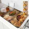 Axyaa Maple Anti-Skid Kitchen Mat: Absorbent, Quick Dry, Non-Slip Tray Pad