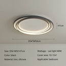 Axyaa Modern Simple Bedroom LED Ceiling Lights Dimmable Round Luster Lamp