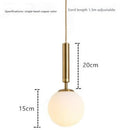 Axyaa Round Glass Bedside Chandelier for Bedroom, Restaurant, Bar, Living Room & Study