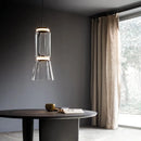 Axyaa Nordic Glass LED Pendant Chandelier for Dining Room Living Room Bedroom Bar Kitchen