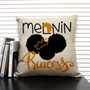 Axyaa Cute Cartoon Girl Pillow Case Africa Baby Cushion Cover Home Decor Linen Pillowcase