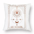 Axyaa Tarot Black Pillowcase 45x45cm for Home Decor and Living Room