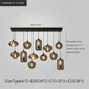 Axyaa Nordic Glass Pendant for Dining Living Office Lighting
