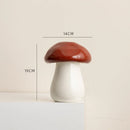 Axyaa Mushroom Ceramic Vase for Table Decoration and Flowers Arrangement