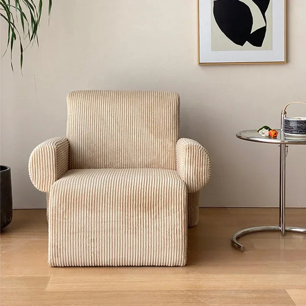 Axyaa Nordic Lounge Armchair - Designer Lazy Chair for Living Rooms