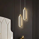 Axyaa Nordic LED Bedside Dining Table Lamp, Designer Minimalist Small Pendant Light