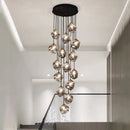 Axyaa Nordic Stair Chandelier, Living Room Pendant Lights, Ceiling Light, Indoor Lighting