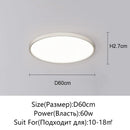 Axyaa LED Ceiling Light: Remote Dimming Modern Fixture for Home Decor