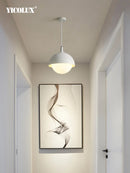 Axya LED Ceiling Light for Staircase Foyer Gallery Balcony - White/Black Finish