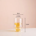 Axyaa Double Glazing Stained Glass Vase Hydroponics Terrarium Home Decoration