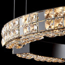 Axyaa Crystal Chandelier Dining Room Pendant Lamp Luxury Ceiling Light