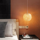 Axyaa Round Crystal Chandelier for Warm and Romantic Bedroom Ambiance