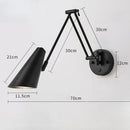 Axyaa Modern Single Arm LED Wall Lamp for Bedroom Study Room Decor