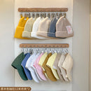 Axyaa Wooden Hat & Sock Rack: Multi-functional Wardrobe Organizer & Clothes Hanger