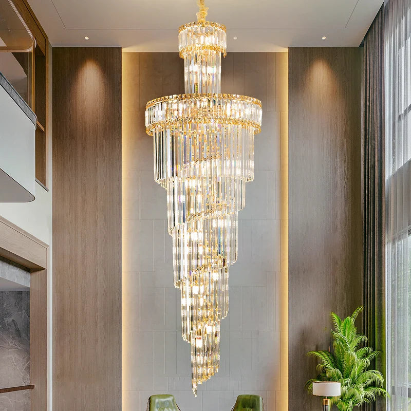 Axyaa Crystal Chandelier for Living Room, Dining & Master Bedroom