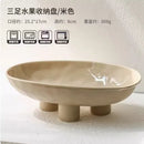 Axyaa Ceramic Fruit Tray Heart Candy Snack Dry Living Room Tea Table Basket.