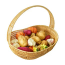 Axyaa Ship-shaped Handheld Basket in Coffee Beige Large Capacity Desktop Organizer