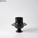 Axyaa Floral Resin Vase Desk Decoration with Artificial Flowers