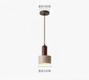 Axyaa Yellow Marble Stone LED Pendant Light for Dining, Kitchen, Bedside - Wabi Sabi Travertine