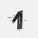 Axyaa LED Wall Lamp with Adjustable Angle and USB Charging Port