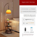 Contemporary Orange Floor Lamp by Axyaa - Mid Century Style with Table & Storage