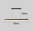 Axyaa Modern Ring Stairs LED Chandeliers for Living and Dining Room Lighting