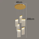 Axyaa LED Pendant Light for Living Room Staircase Chandeliers Modern Home Decor