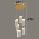 Axyaa LED Pendant Light Chandeliers for Living Room - Indoor Staircase Lighting