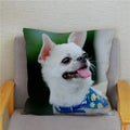 Chihuahua Dog Printed Cushion Cover by Axyaa for Home Decor