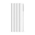 Axyaa Wide Glass Straw Set with Brush - 12mm High Borosilicate Bubble Tea Straw