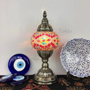 Axyaa Vintage Art Deco Mosaic Table Lamp Handcrafted Glass Bed Light Night Lights