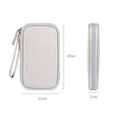 Axyaa Electronics Accessories Organizer: Waterproof Carrying Bag for Cable, Hard Disk, Power Bank