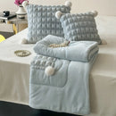 Axyaa Velvet Butterfly Dream Pillow Quilt Blanket