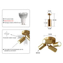 Axya LED Chandelier Ceiling Lamp Adjustable Angle Lights